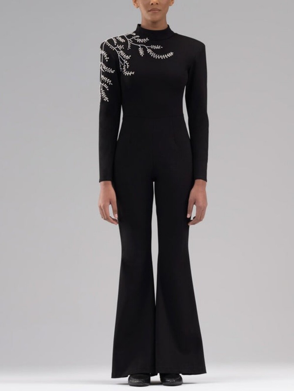 $346 JAMILbyMD Lila Jumpsuit Black Medium